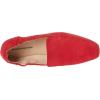 imageAmazon Essentials Womens Square Toe Soft Slip on LoaferRed Microsuede