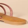 imageAmazon Essentials Womens Strappy Slide Flat SandalDusty Rose