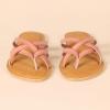 imageAmazon Essentials Womens Strappy Slide Flat SandalDusty Rose