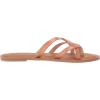imageAmazon Essentials Womens Strappy Slide Flat SandalLight Tan