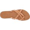 imageAmazon Essentials Womens Strappy Slide Flat SandalLight Tan