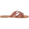 imageAmazon Essentials Womens Strappy Slide Flat SandalTan