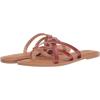 imageAmazon Essentials Womens Strappy Slide Flat SandalTan