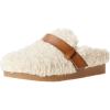 imageAmazon Essentials Womens Backless Shearling Memory Foam MuleIvory Tan Shearling
