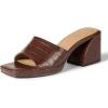 Brown Faux Crocodile
