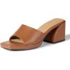 imageAmazon Essentials Womens Platform Mule SandalsTan Faux Leather