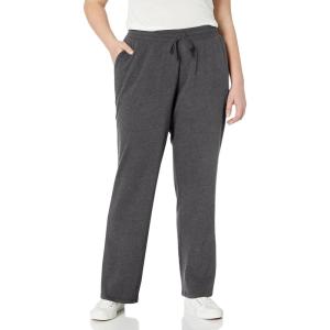 imageAmazon Essentials Straight Leg Sweatpants for Women Fleece  Available in Plus SizeCharcoal Heather