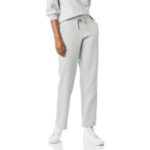 imageAmazon Essentials Straight Leg Sweatpants for Women Fleece  Available in Plus SizeGrey Heather