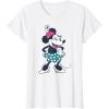 imageAmazon Essentials Disney Standing and Winking Retro Minnie TShirtWhite