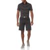 imageAmazon Essentials Mens Golf Polo Shirt Short Sleeve Dri Fit SlimFit QuickDryBlack Stripe