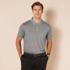 imageAmazon Essentials Mens Golf Polo Shirt Short Sleeve Dri Fit SlimFit QuickDryMedium Grey Heather