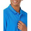 imageAmazon Essentials Mens Golf Polo Shirt Short Sleeve Dri Fit SlimFit QuickDryMetallic Blue