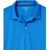 imageAmazon Essentials Mens Golf Polo Shirt Short Sleeve Dri Fit SlimFit QuickDryMetallic Blue