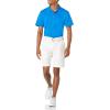 imageAmazon Essentials Mens Golf Polo Shirt Short Sleeve Dri Fit SlimFit QuickDryMetallic Blue