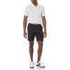 imageAmazon Essentials Mens Golf Polo Shirt Short Sleeve Dri Fit SlimFit QuickDryWhite Stripe
