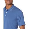 imageAmazon Essentials Mens RegularFit QuickDry Golf Polo Shirt  Discontinued ColorsBlue