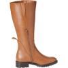 imageAmazon Essentials Womens Knee High Riding BootBlack Dark Caramel Faux Leather