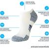 imageAmazon Essentials Womens Performance Comfortable Cotton Cushioned Breathable Athletic NoShow Sports Socks 6 PairsPurpleTeal Blue