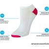 imageAmazon Essentials Womens Performance Comfortable Cotton Cushioned Breathable Athletic NoShow Sports Socks 6 PairsWhite