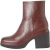 imageAmazon Essentials Womens Platform Ankle BootieBlack Oxblood