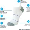 imageAmazon Essentials Womens Socks Performance Zone Cushion Athletic Tab 6 PairsWhite