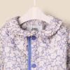 imageAmazon Essentials x Sofia Grainge Toddlers and Baby Girls Midweight Field Jacket with RuffleBlue Ivory Delicate Floral