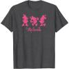 imageAmazon Essentials Mens Minnie Silhouette Trio TShirt Black SmallDark Heather Grey