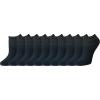 imageAmazon Essentials Womens Cotton NoShow Socks Lightly Cushioned 10 PairsBlack