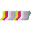 imageAmazon Essentials Womens Cotton NoShow Socks Lightly Cushioned 10 PairsPinkGreyWhite