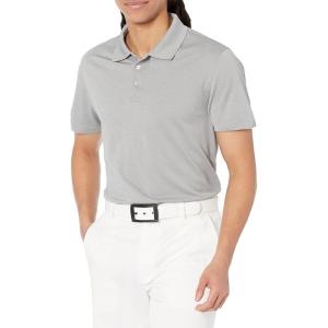 imageAmazon Essentials Mens Golf Polo Shirt Short Sleeve Dri Fit SlimFit QuickDryLight Grey Heather