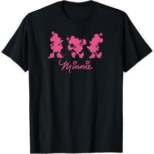 imageAmazon Essentials Mens Minnie Silhouette Trio TShirt Black SmallBlack