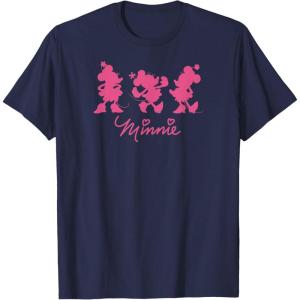 imageAmazon Essentials Mens Minnie Silhouette Trio TShirt Black SmallNavy Blue