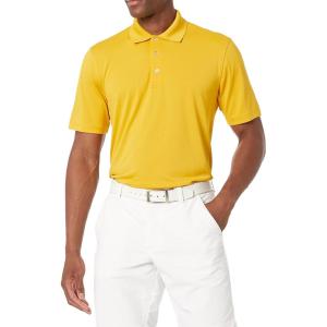 imageAmazon Essentials Mens RegularFit QuickDry Golf Polo Shirt  Discontinued ColorsGolden Yellow