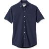 imageAmazon Essentials Mens ButtonUp Shirts  SlimFit ShortSleeve Pocket Oxford  Comfort and StyleNavy