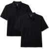 imageAmazon Essentials Mens Golf Polo Shirt Quick Dry Short SleeveBlack