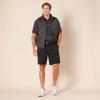 imageAmazon Essentials Mens Golf Polo Shirt Quick Dry Short SleeveBlack White Pinstripe