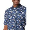 imageAmazon Essentials Mens Golf Polo Shirt Quick Dry Short SleeveBlue Fish