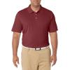 imageAmazon Essentials Mens Golf Polo Shirt Quick Dry Short SleeveBurgundy