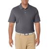 imageAmazon Essentials Mens Golf Polo Shirt Quick Dry Short SleeveMedium Grey Heather