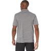imageAmazon Essentials Mens Golf Polo Shirt Quick Dry Short SleeveMedium Grey Heather White Stripe