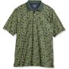 imageAmazon Essentials Mens Golf Polo Shirt Quick Dry Short SleeveOlive Hibiscus Flower