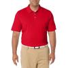 imageAmazon Essentials Mens Golf Polo Shirt Quick Dry Short SleeveRich Red