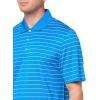 imageAmazon Essentials Mens Golf Polo Shirt Quick Dry Short SleeveRoyal Blue White Mini Stripe