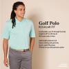 imageAmazon Essentials Mens Golf Polo Shirt Quick Dry Short SleeveRoyal Blue White Mini Stripe