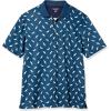 imageAmazon Essentials Mens Golf Polo Shirt Quick Dry Short SleeveTeal Blue Birds Print