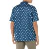 imageAmazon Essentials Mens Golf Polo Shirt Quick Dry Short SleeveTeal Blue Birds Print