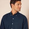 imageAmazon Essentials Mens Long Sleeve Shirts Casual  RegularFit Pocket OxfordNavy