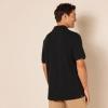 imageAmazon Essentials Mens Polo Shirts Short Sleeve SlimFit Cotton PiqueBlack