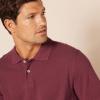 imageAmazon Essentials Mens Polo Shirts Short Sleeve SlimFit Cotton PiqueBurgundy