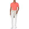 imageAmazon Essentials Mens Polo Shirts Short Sleeve SlimFit Cotton PiqueCoral Orange